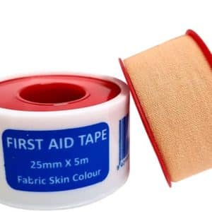 Skin-Coloured Fabric Medical / First Aid Tape 25mm x 5m